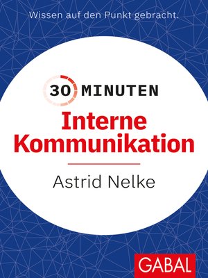 cover image of 30 Minuten Interne Kommunikation
